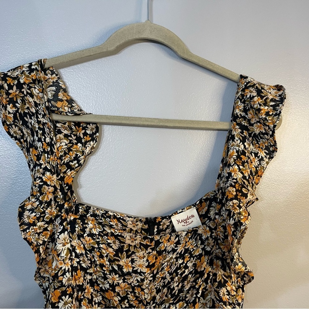 Hayden Belted Ruffle Shoulder Jumpsuit Size 3X - Picture 8 of 12